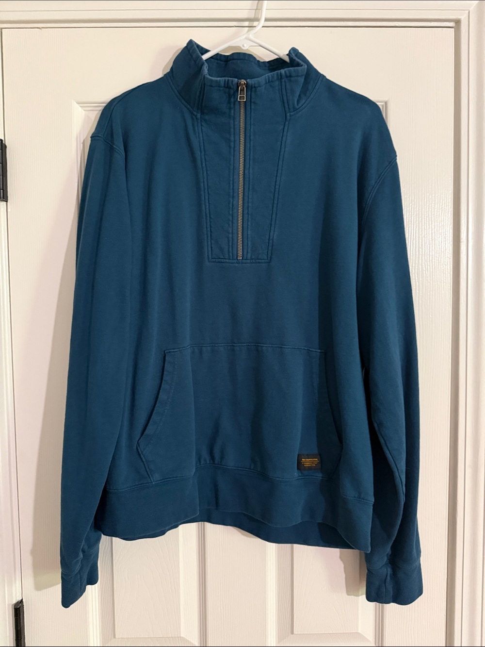 REI Teal Half-Zip Pullover Shirt Jacket